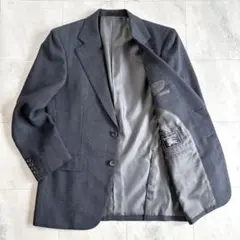 美品✨バーバリーズ テーラードジャケット スーツ ウール ダークグレー
