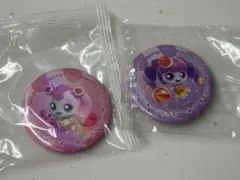 くら寿司　キャッチ！ティニピン オーロラ缶バッジ ハチュピン プヨンピン