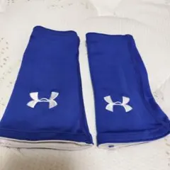 アンダーアーマー　リバーシブルリストバンド　青