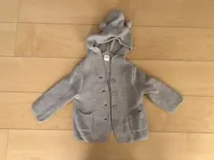 baby GAP くま耳フード付きコート 12-18ヶ月 グレー