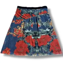 Just Cavalli タイトスカート 花柄 イタリア製 40 - メルカリ