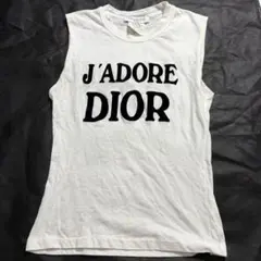 ル*フ様 クリスチャンディオール　タンクトップ ル*フ様 クリスチャンディオール タンクトップ Tank Top Black Ribbed