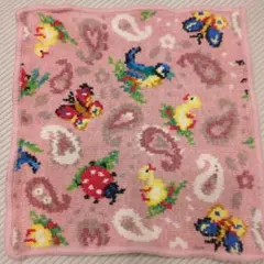 ハイジペイズリー B品 フェイラー ピンク タオルハンカチ FEILER