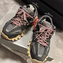 A20018 美品 バレンシアガ TRACK ダッドスニーカー 赤 系43 - メルカリ