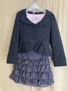 メゾピアノ　フォーマル　女の子　入学式　卒園式　セットアップ