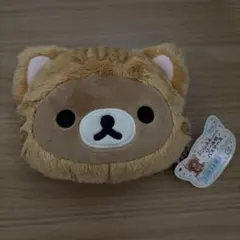 リラックマ　リール付きパスケース