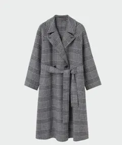 ウールブレンドリバーロングコート　Mサイズ　プラステ