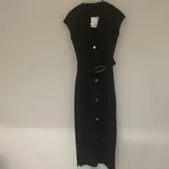 ZARAロングワンピース黒S
