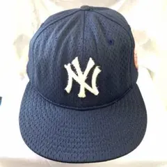 ニューエラ59FIFTYヤンキースヴィンテージメッシュキャップMADEinUSA