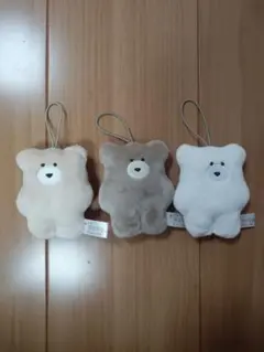 ほっこりモコモカ ぬいぐるみ マスコット 3種セット