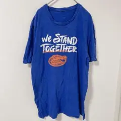 ペプシ プリント クルーネック 半袖 Tシャツ M 青 綿 普段着のサムネイル