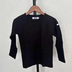 OMNES ブラック 長袖カットソー 130