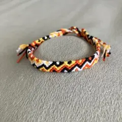 ミサンガ　アンクレット　オレンジ系