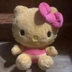 キティ　ハローキティ　キティトコナツ日焼けドール　キティBIGぬいぐるみ 新品