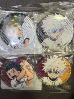HUNTER×HUNTER 百面相缶バッジ vol.2 3種セット キルア ゴン - メルカリ