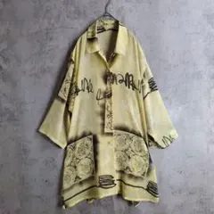 ヴィンテージ☆My Girl/総柄/長袖シャツ ブラウス/XXXL/シアー - メルカリ