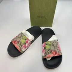 GUCCI　グッチ　GGスプリーム サンダル 35 ラバー×PVC 408508