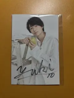 冨田侑暉 直筆サイン入り チェキ 2026年最新】冨田侑暉 サインの人気アイテム - メルカリ