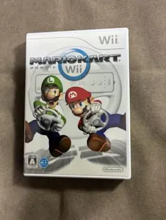 ニンテンドーWiiマリオカート　ソフト＋ハンドル4本