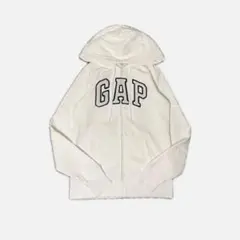 00s OLD GAP full zip up hoodie y2k 刺繍ロゴ