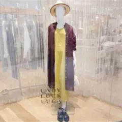 BLANC basque LUCA ルカ ラミーシャツワンピース パールボタン