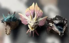 一番くじ モンスターハンター C賞 モンスターヘッドマグネット 3種