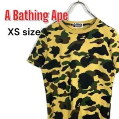 【美品】APE アベイシングエイプ Tシャツ XS カモフラ 迷彩 1STカモのサムネイル