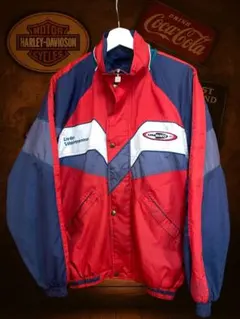 UMBRO ナイロンジャケット 企業ロゴ バックプリント