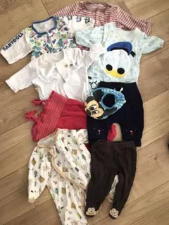 ベビー服 スタイ ロンパース　9点セット