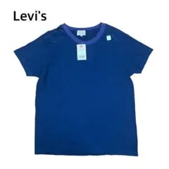デッドストック 90s Levi's 無地 Tシャツ 半袖 ネイビー M