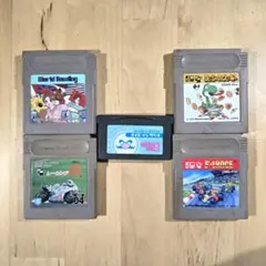 ゲームボーイ　GB　アドバンス　GBA　ゲームソフト5本セット　メイドインワリオ