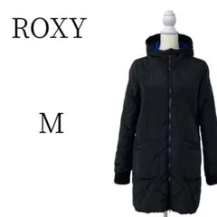 ROXY ロキシー ブラック （内側ブルー） ダウンジャケット Mのサムネイル