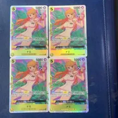 ワンピースカード ナミ SR ４枚 OP08-106 最安値　③