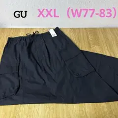 B338 GU カーゴマキシスカート ブラック XXL