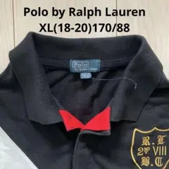 ストライプデザイン ポロシャツ ブラック