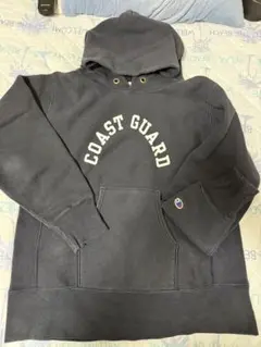 ★Champion リバースウィ－ブCOAST GUARD パーカー M