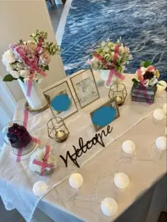 結婚式　ウェルカムスペース　アイテムセット