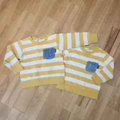ストライプ トレーナー 90cm＆100cm