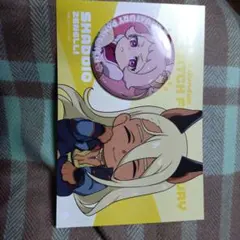 水星の魔女けもみみ缶バッジ+イラストカード