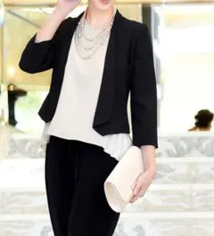 RUIRUF BOUTIQUE ジャケット ブラック　LL