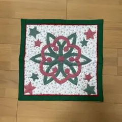 パッチワークデザイン インテリアマット 約40cm