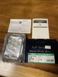 古いPC用<DJS-A220 2.5インチハードディスクドライブ 20GB>