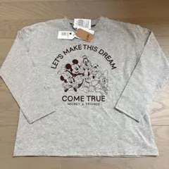 【新品】 ディズニー ミッキー フレンズ 長袖Tシャツ ロンT 120cm