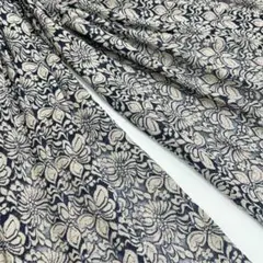 花柄ストレッチレース生地　はぎれ