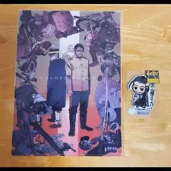 ゴールデンカムイ 原画展 尾形百之助 色紙 アクリルスタンド クリア 
