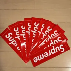 10枚 セット supreme box logo ステッカー シール 防水 新品