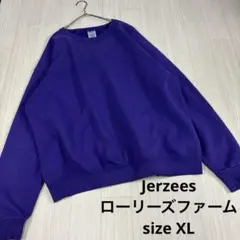 Jerzees XL スウェット　パープル　ローリーズファーム　フェードのサムネイル