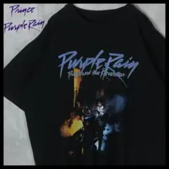 【希少】プリンス Purple Rain Tシャツ ロック XL バンドT 黒