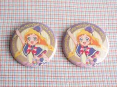 【匿名発送】プリキュアカフェ 缶バッジ キュアフレンディ わんぷり ランドマーク