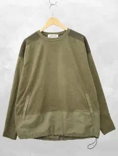レミレリーフ REMI RELIEF フリース × ナイロン プルオーバー Mのサムネイル